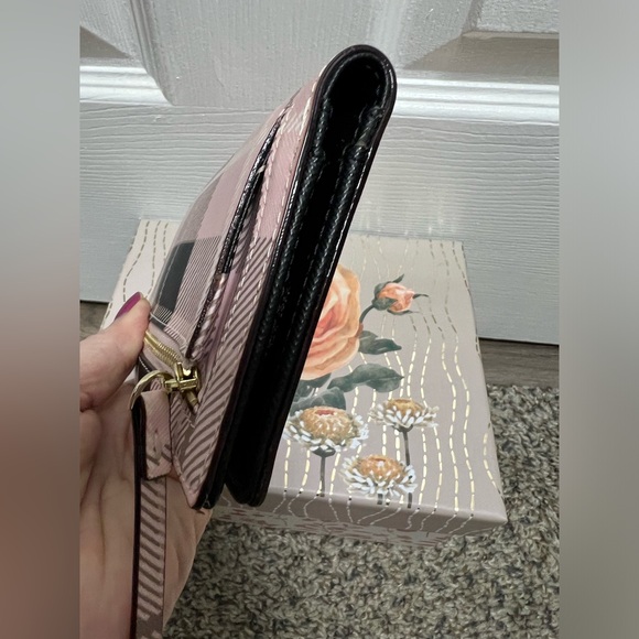 Kate Spade Pink and Black Plaid Wallet - Picture 8 of 9